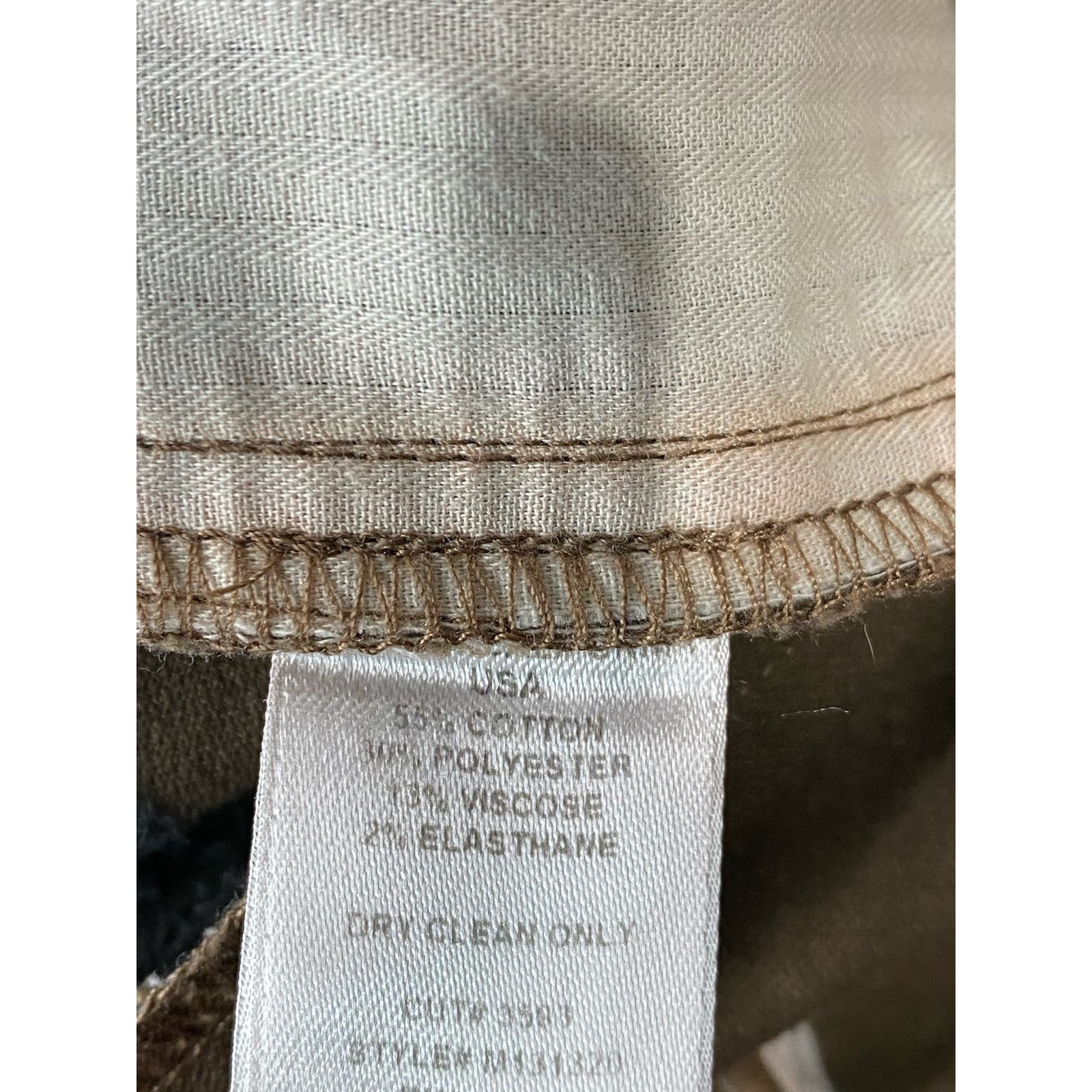 MR TURK By Tina Turk Men's Brown Cotton-Blend Flat Front Pant SZ 36X32