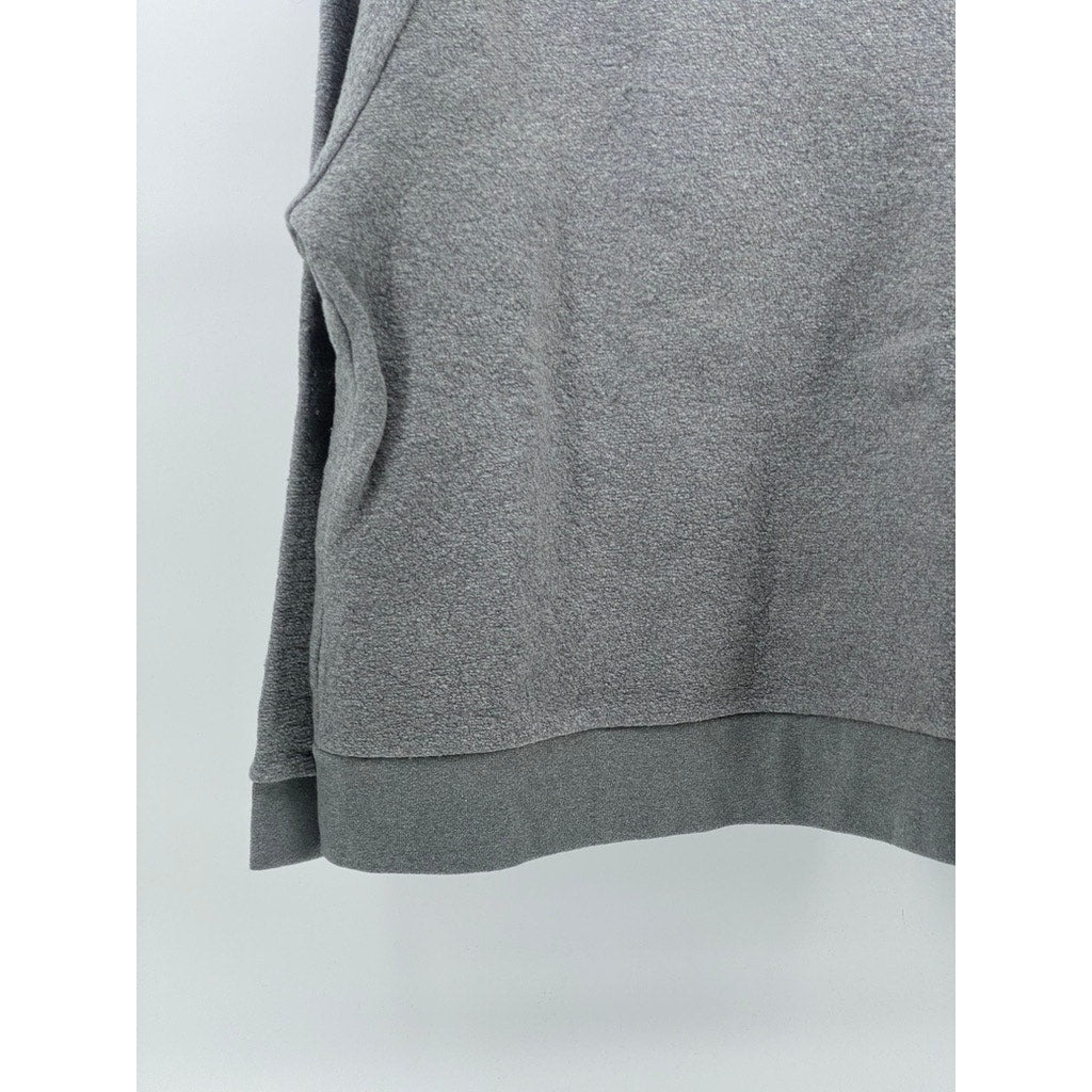 UNDER ARMOUR Men's Gray Fitted Crewneck Long Sleeve Sweatshirt SZ XL