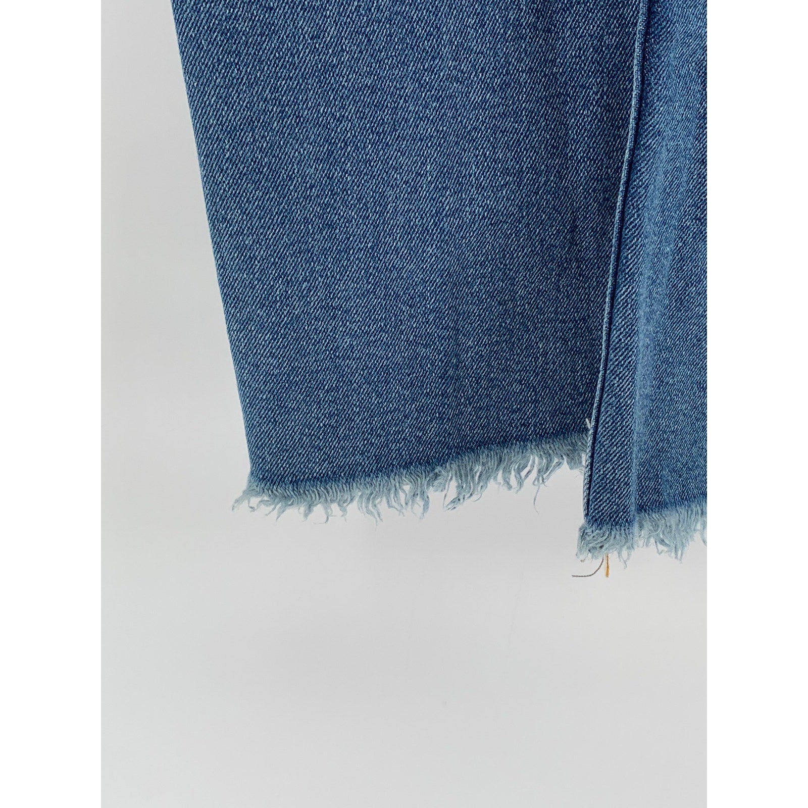 ASOS DESIGN Men's Dark Blue Distressed Frayed Hem Skinny Jeans SZ 28X30