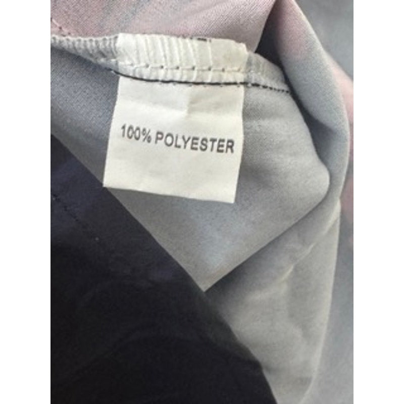 SALTY MONKEYS Men's Black Floral Print Button-Up Short Sleeve Shirt SZ M