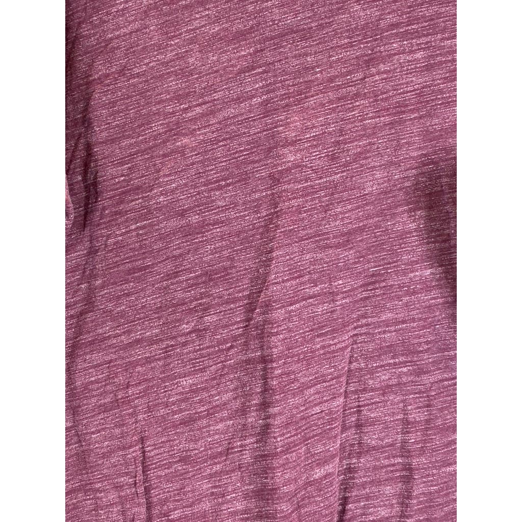 SAKS FIFTH AVENUE Men's Burgundy Cotton-Blend Short Sleeve Polo Shirt SZ XL