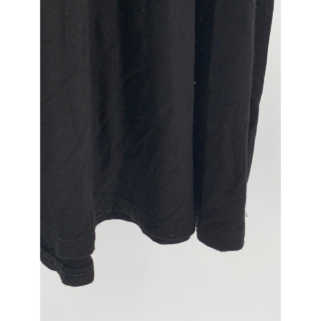 MADE BY JOHNNY Women’s Black Solid Pull-On Maxi Skirt SZ M