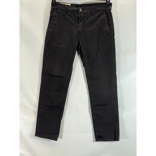 LEVI'S Men's Dark Solid Black 511 Slim-Fit Five-Pocket Jean SZ 32X30