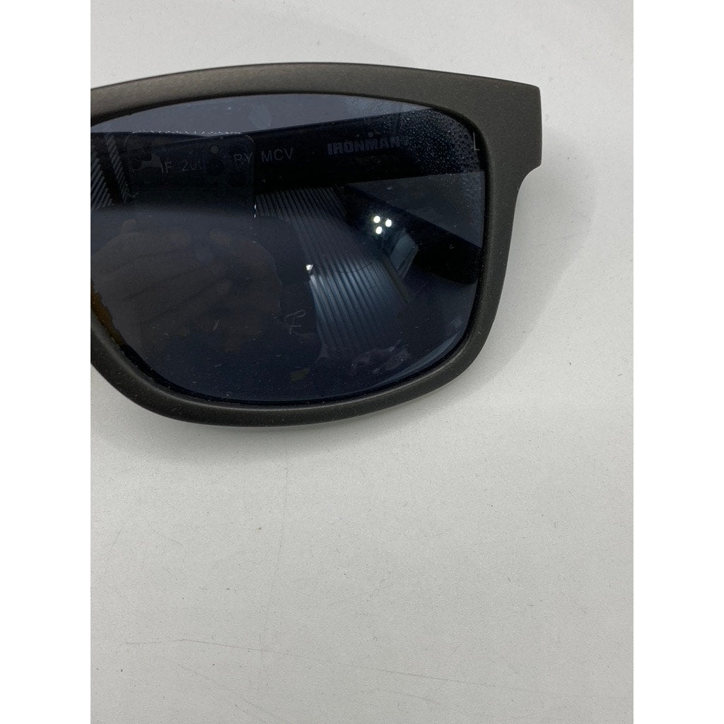 FOSTER GRANT Men's Black Tinted Square Lens Ironman Sunglasses