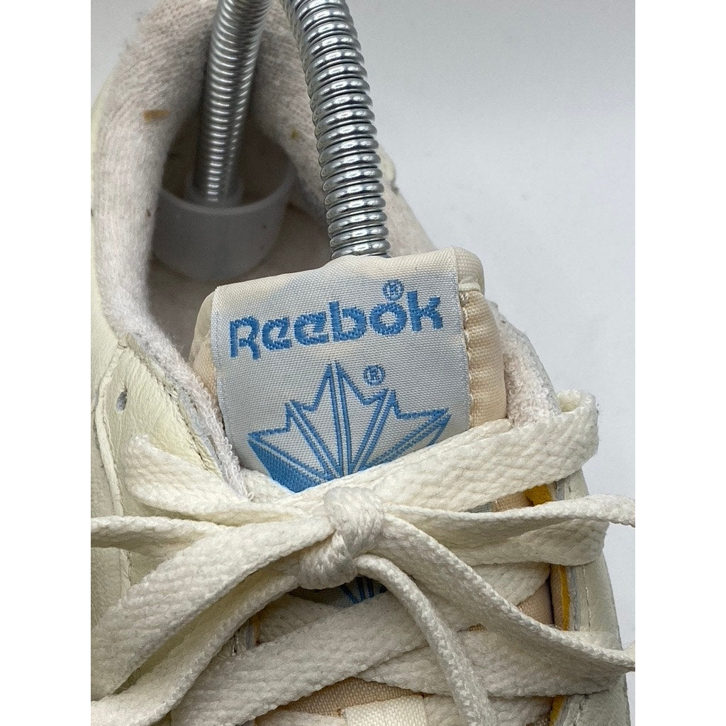 REEBOK Women's Chalk-Blue Classic Club C 85 Vintage Lace-Up Sneakers SZ 6.5
