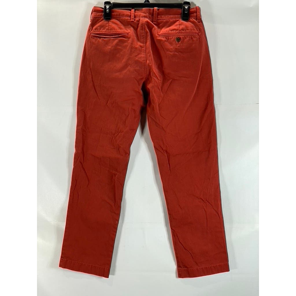 J.CREW Men's Red Straight-Fit Broken-In Chino Pant SZ 30X30