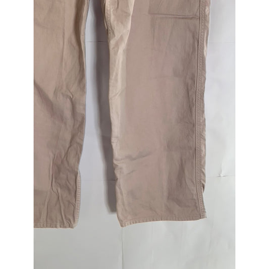 UNIQLO JEANS Men's Natural Five-Pocket Denim Straight-Leg Baggy Jeans SZ 30x31