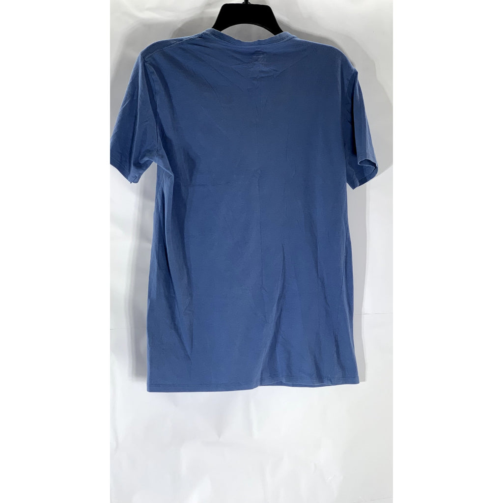 JOCKEY Men’s Blue Solid Cotton Stretch V-Neck Short Sleeve T-Short SZ M