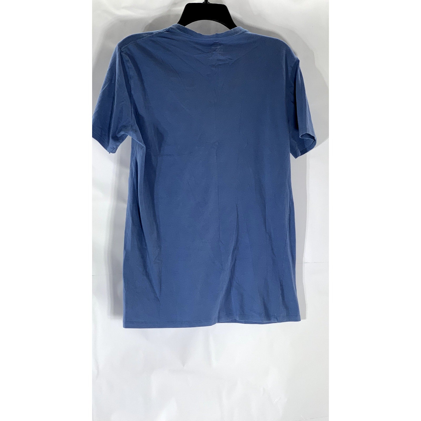 JOCKEY Men’s Blue Solid Cotton Stretch V-Neck Short Sleeve T-Short SZ M