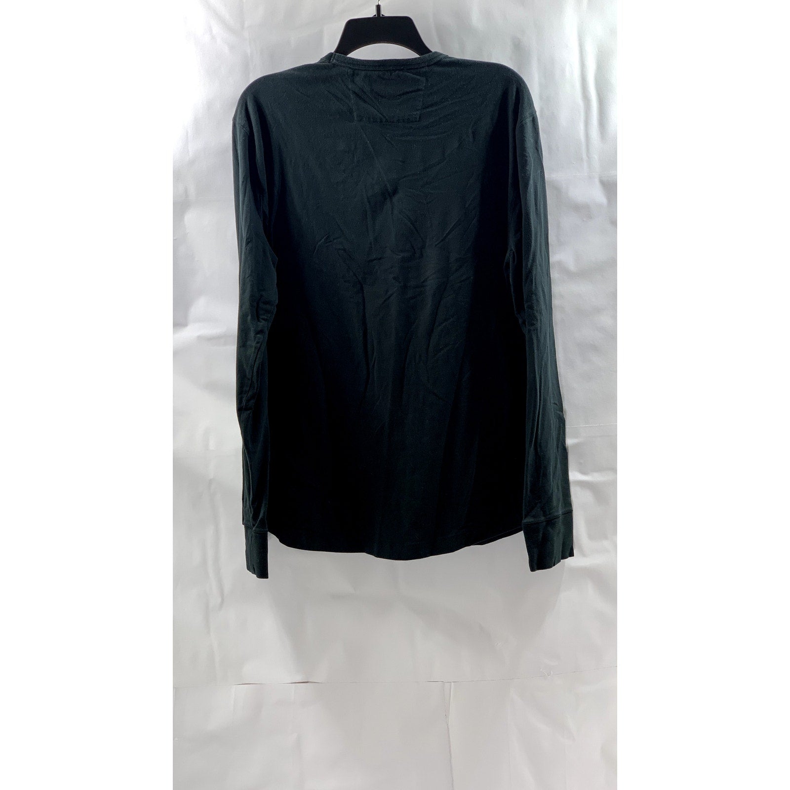 BANANA REPUBLIC Men's Black Crewneck Long Sleeve Casual T-Shirt SZ L