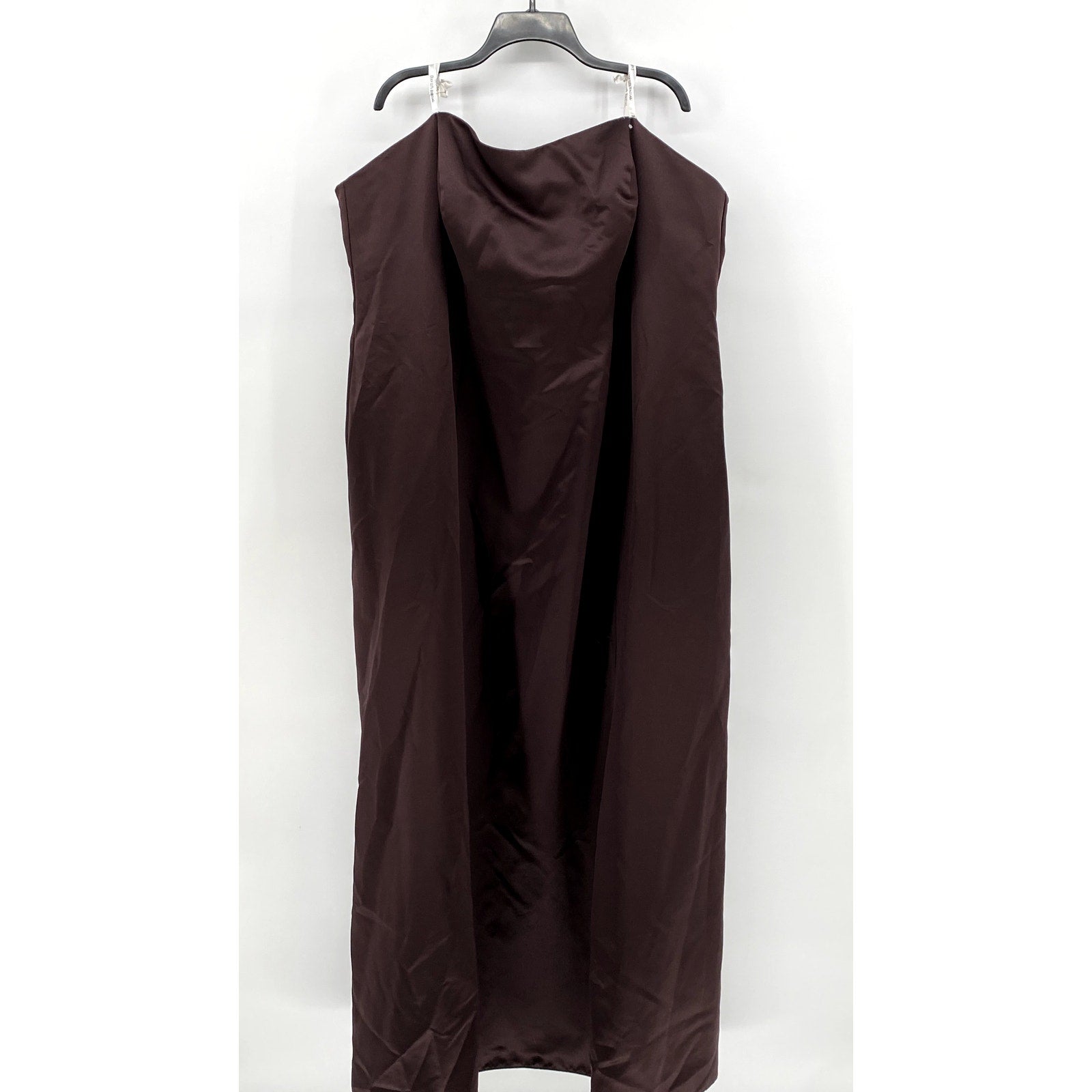 DAVID'S BRIDAL Women's Brown Strapless 2pc Gown SZ 26