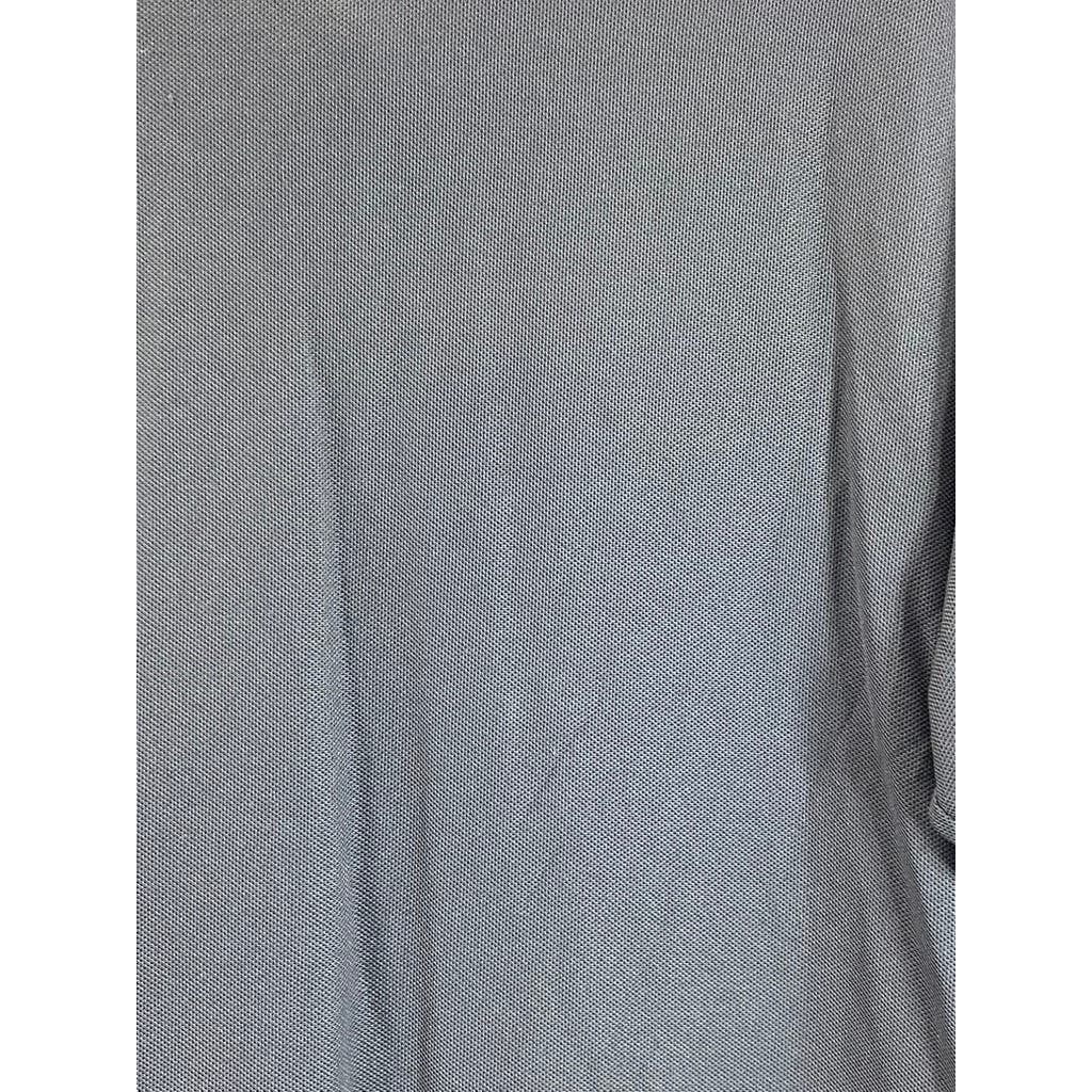 TOMMY BAHAMA Men's Black Solid Emerfielder IslandZone Short Sleeve Polo SZ L