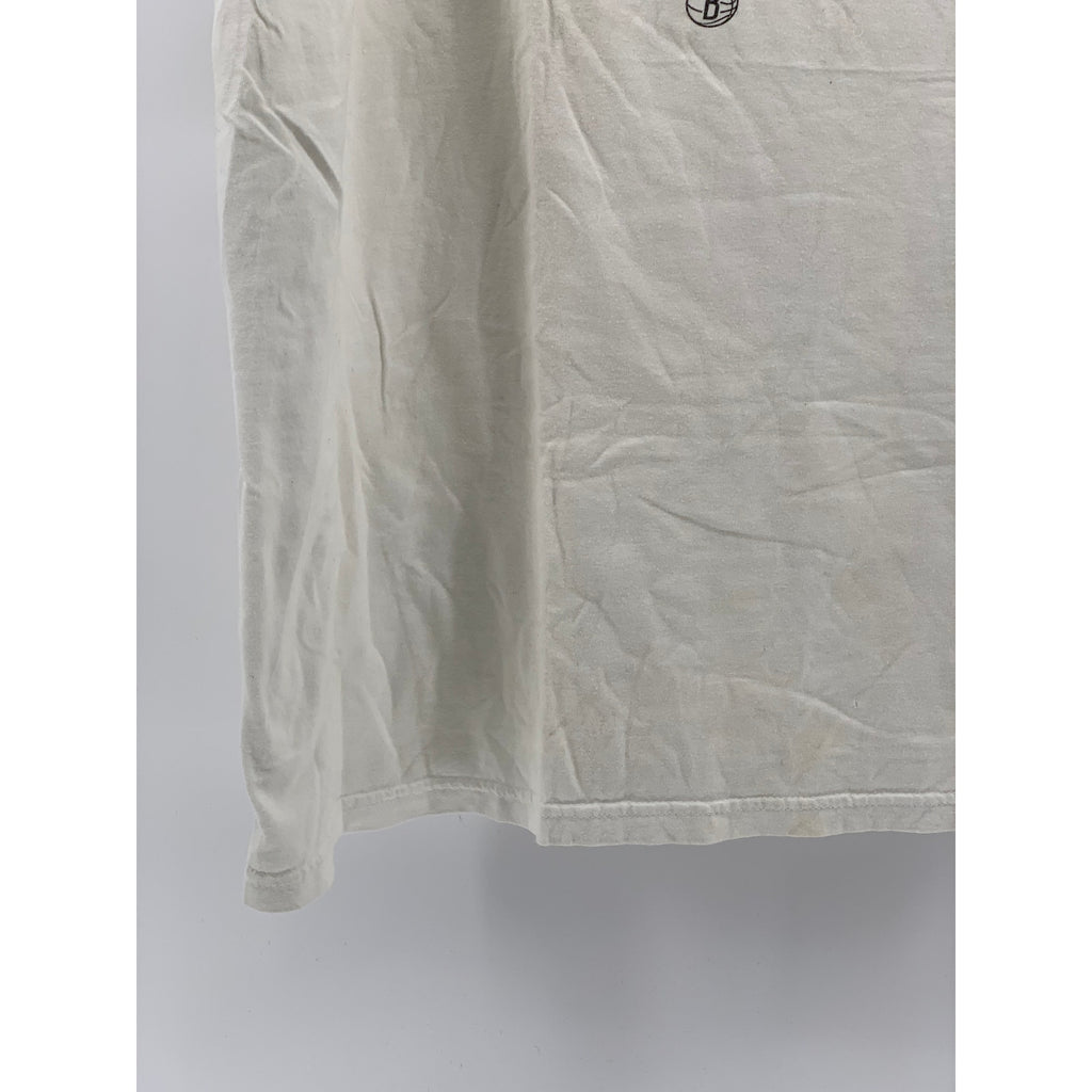 GILDAN Men's White The Brooklyn Way Crewneck SoftStyle Short Sleeve T-Shirt SZXL