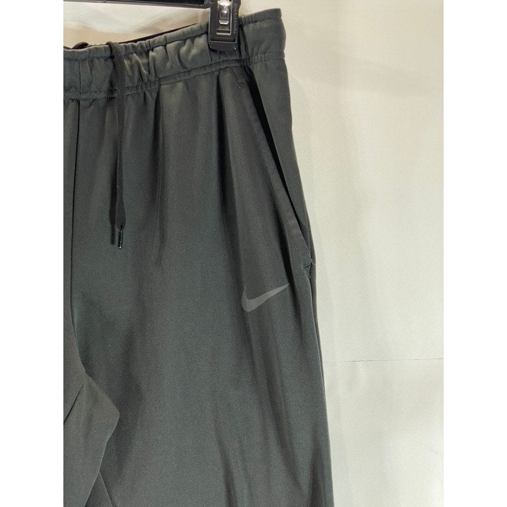 NIKE Men's Dark Gray Therma Veneer Taper Pull-On Jogger Pants SZ L