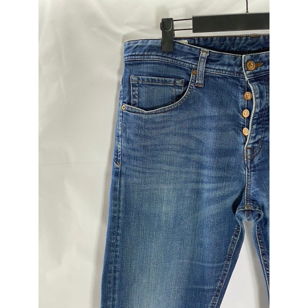 SISSY BOY Men's Dark Blue Denim Balthasar Regular-Fit Straight-Leg Jean SZ 32x32