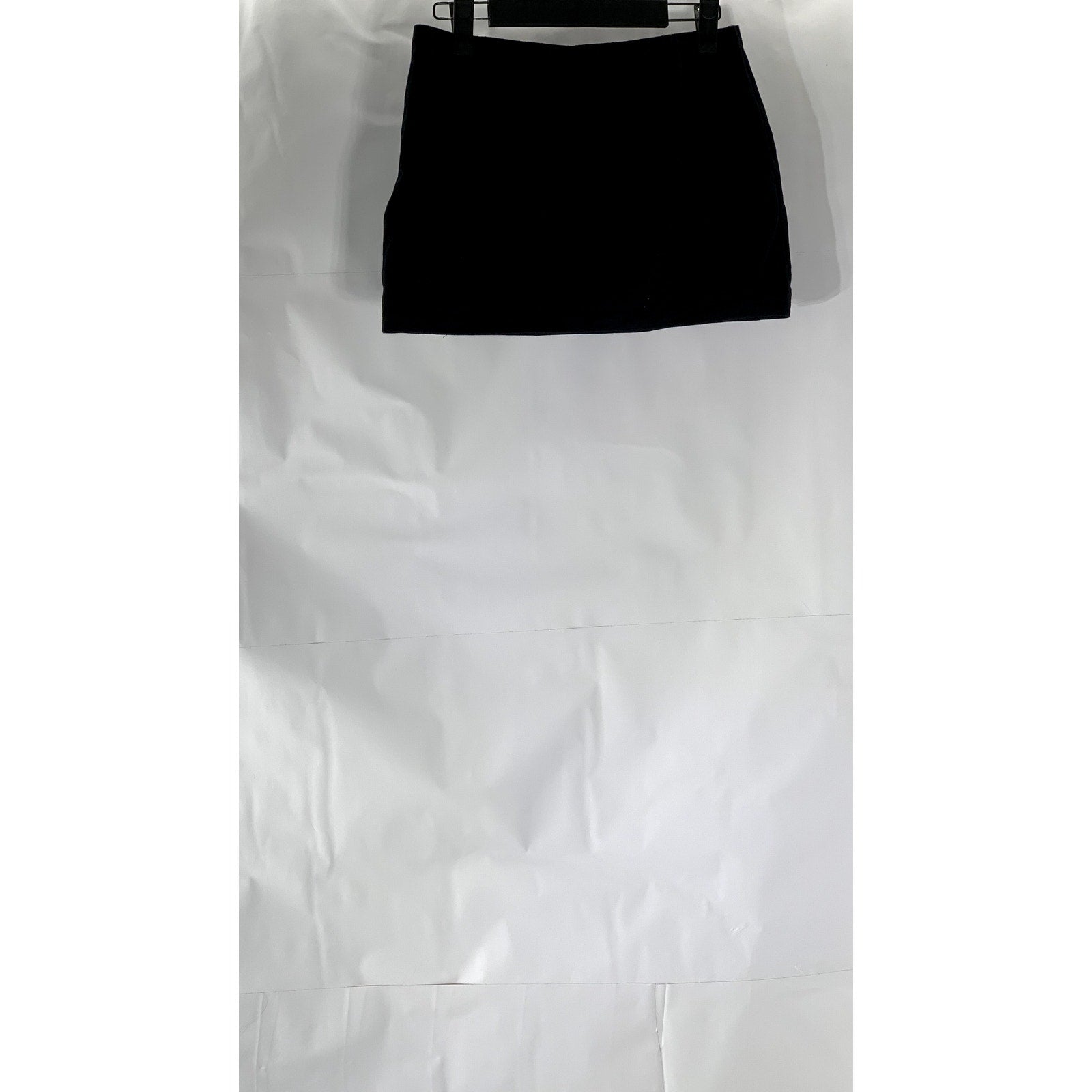 MOTEL Women's Black Solid Nidya Jersey Knit Mini A-line Pull-On Skirt SZ M