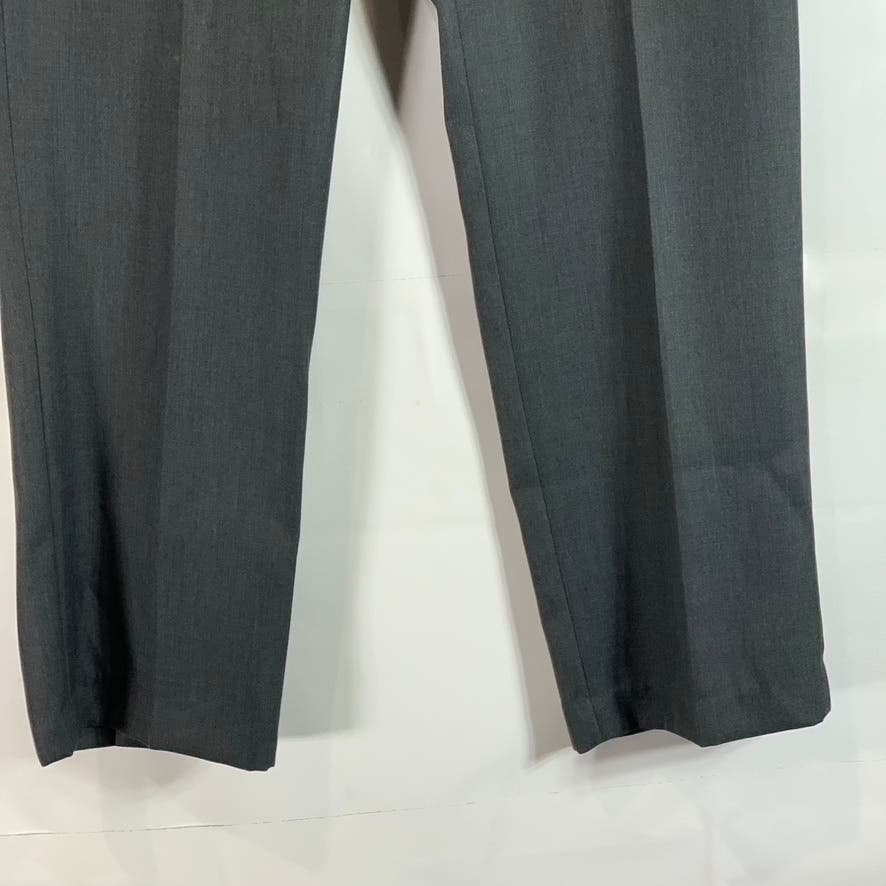 PERRY ELLIS PORTFOLIO Men's Gray Folio-Flex Modern-Fit Dress Pant SZ 34x32