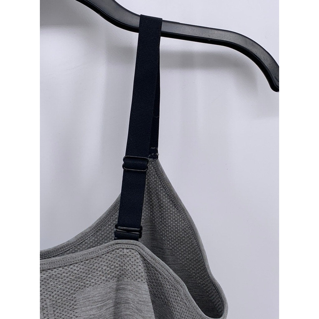 KATHY CURVY Women's Gray Scoop-Neck Tank Top SZ OS