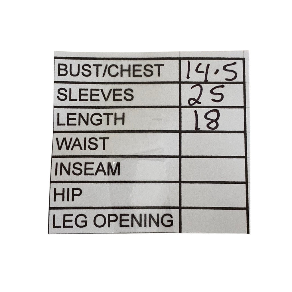 URBAN RENEWAL Women's Black-Orange Crewneck Sheer Remnants Dragon Top SZ XS