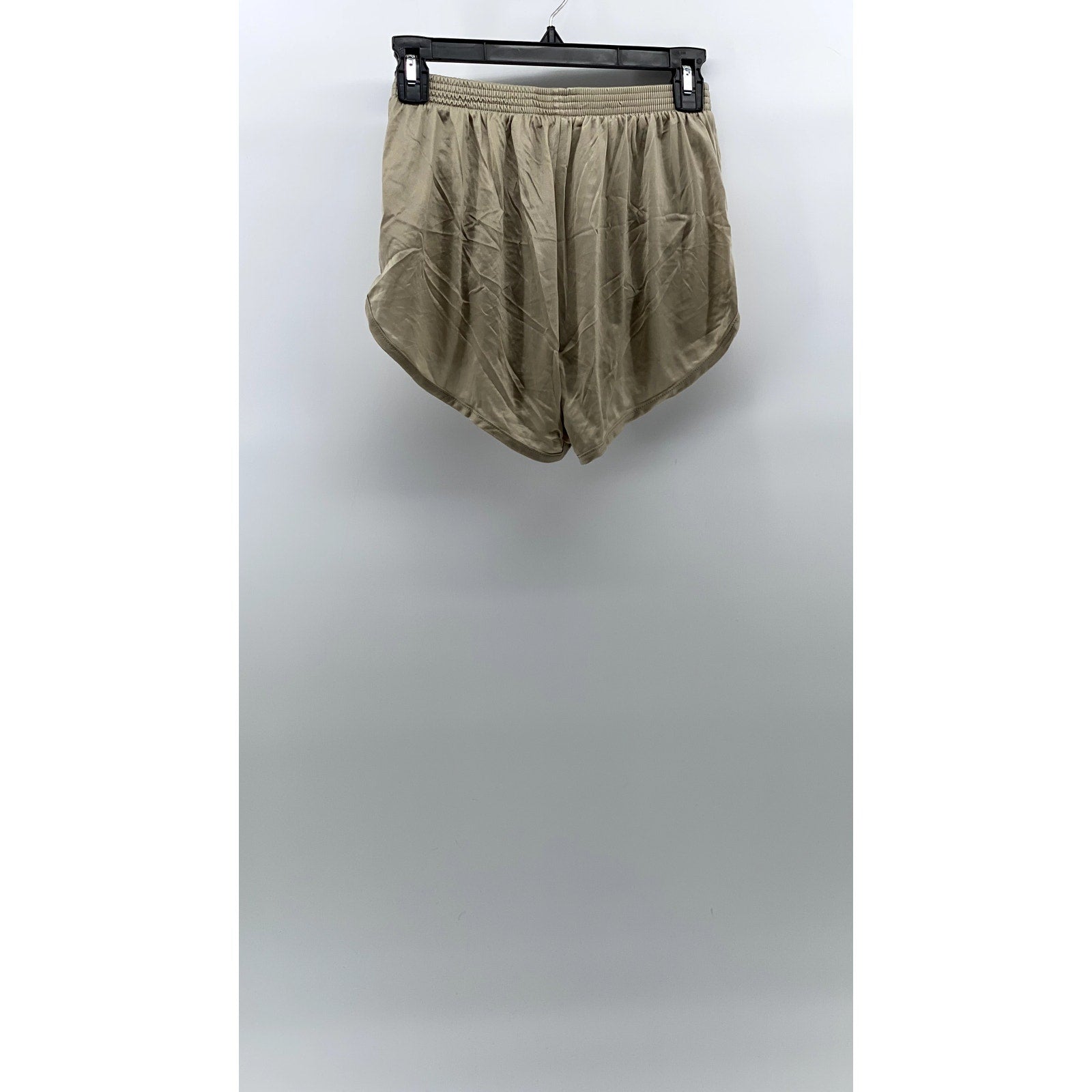 SOFFE Women's Beige Semi Sheer Pull-On Underlined Lightweight Shorts SZ S