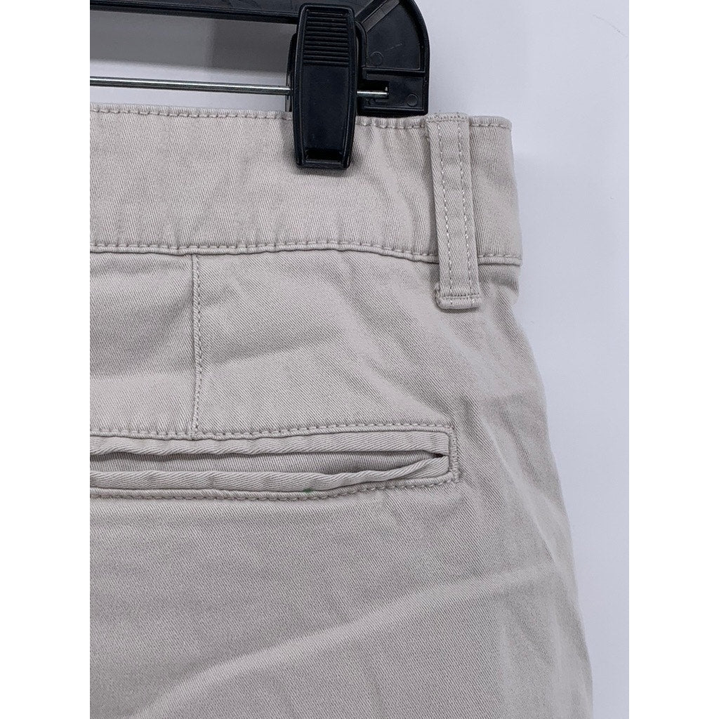ST. JOHN'S BAY Women's Beige Wide-Leg High-Rise Pants SZ 12