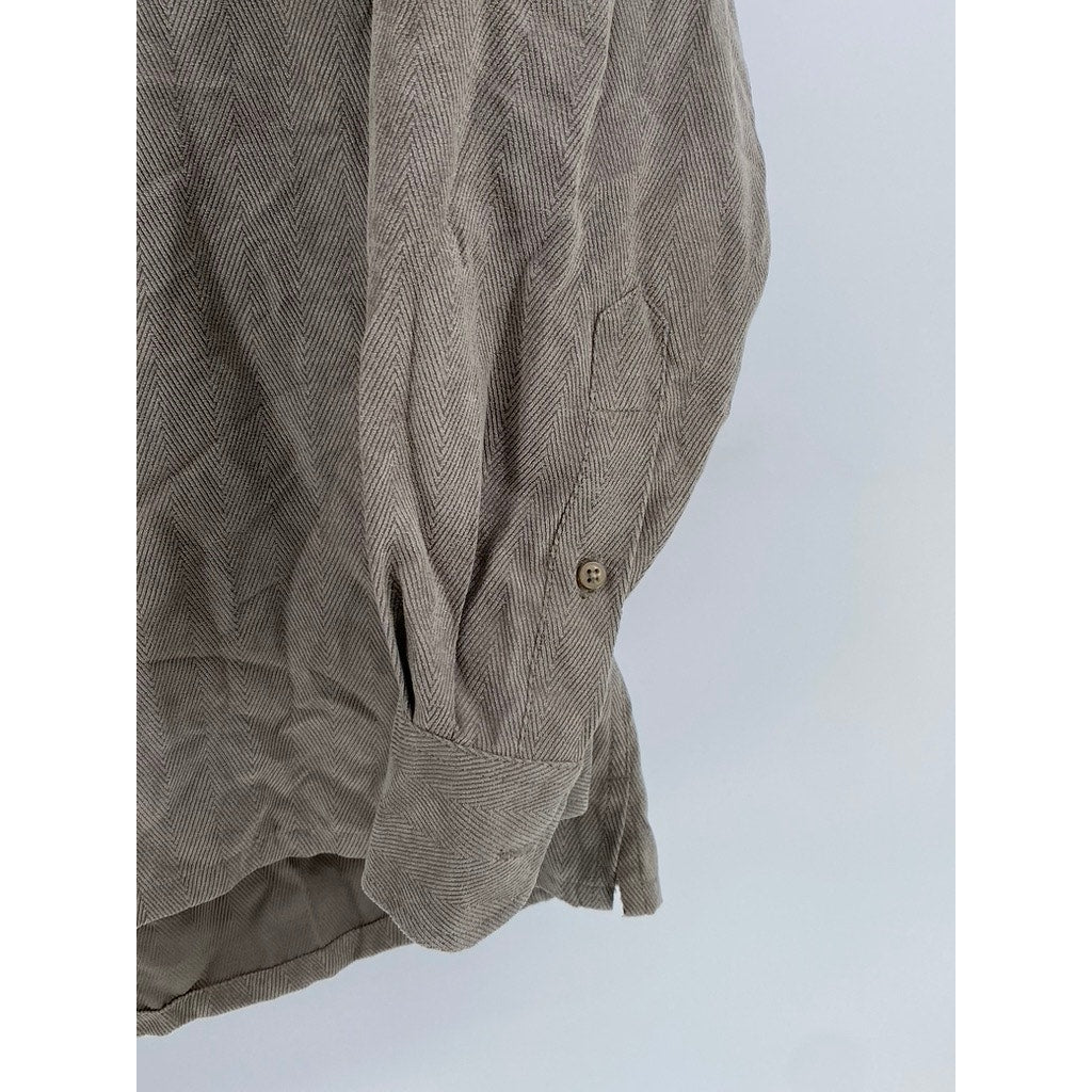 MARC EDWARDS Vintage Long Sleeve Button Up SZ (L)