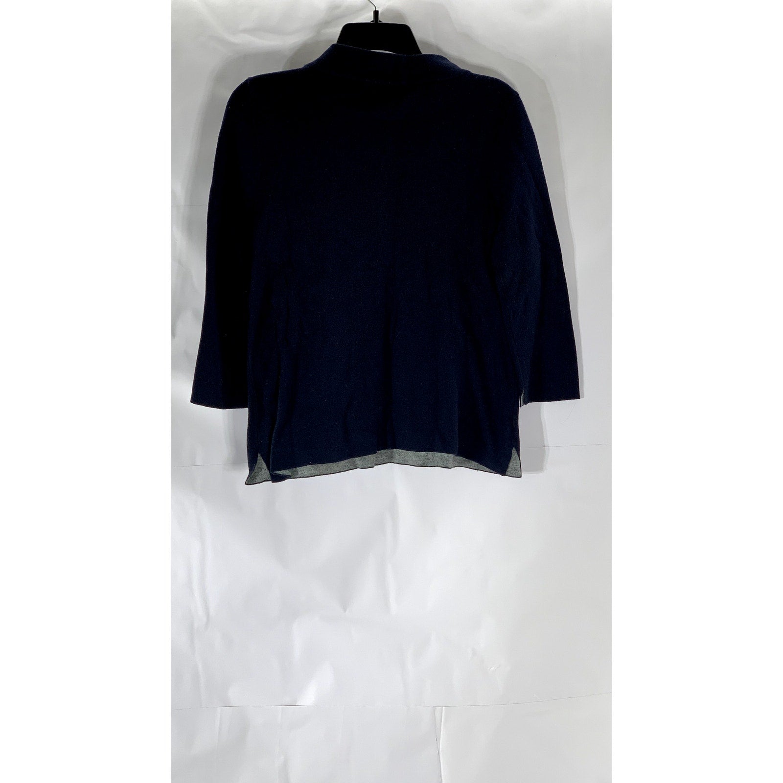 ANN TAYLOR LOFT Women’s Navy Blue Mock-Neck Sweater SZ S