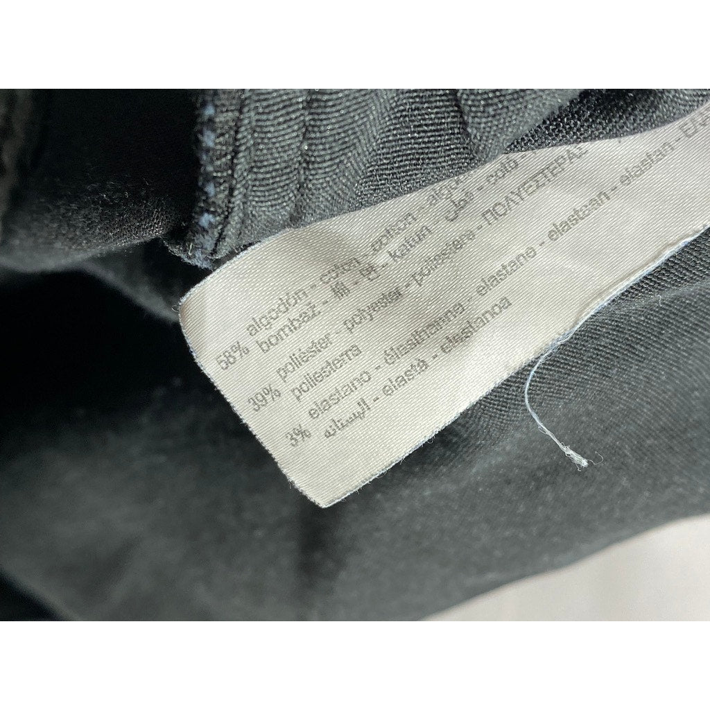 ZARA Men's Black Solid Slim-Fit Stretch Dress Pant SZ S