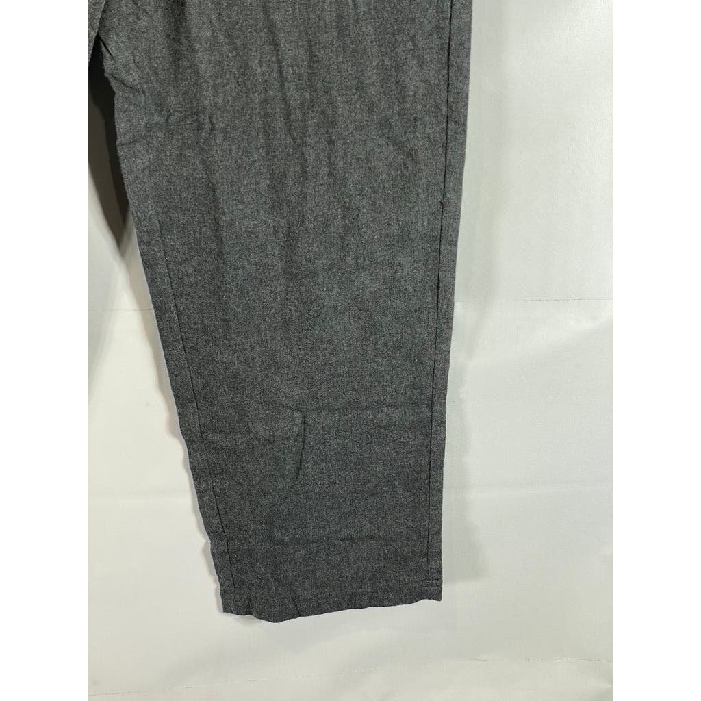 EDDIE BAUER Men's Dark Smoke Cotton Classic-Fit Drawstring Sleep Pant SZ L