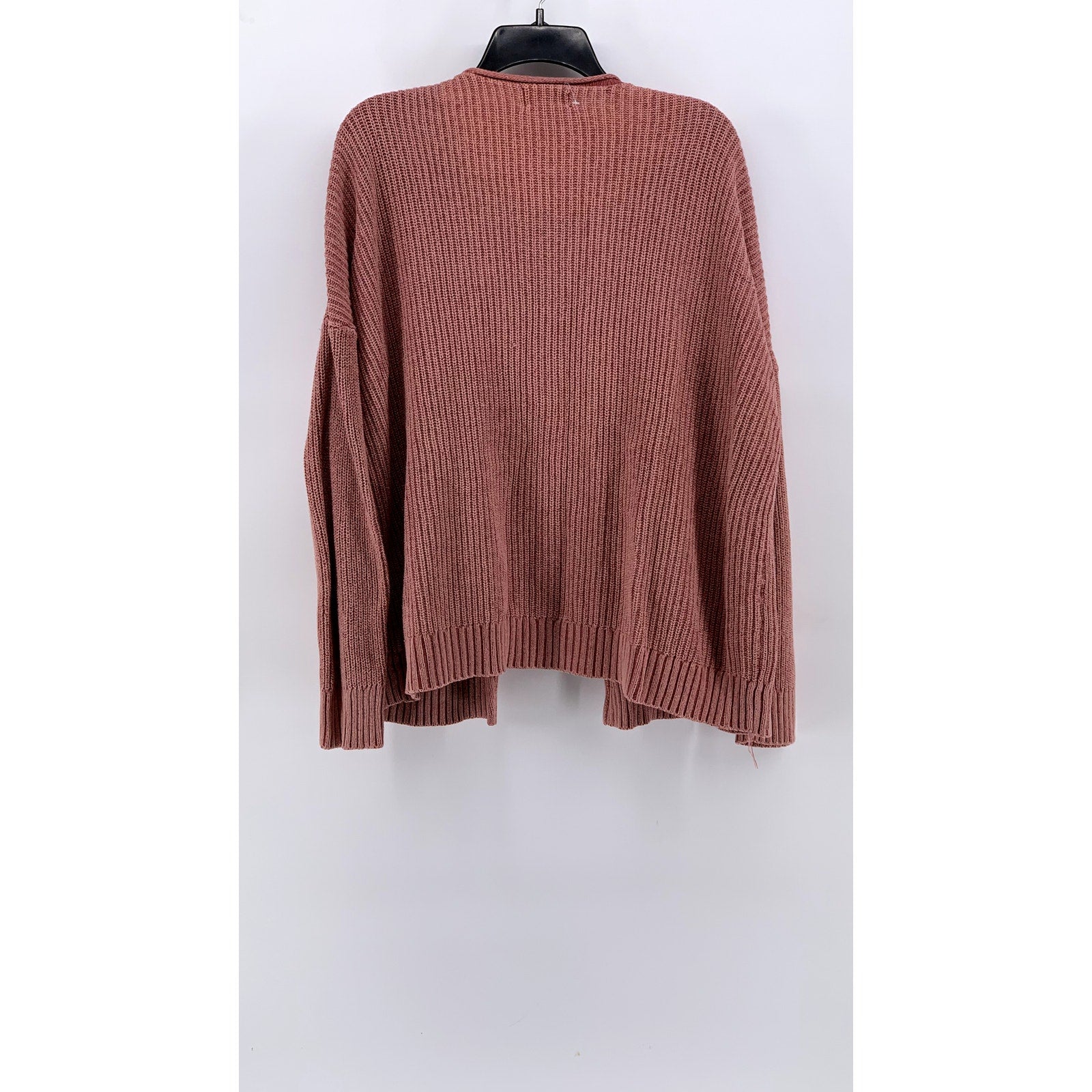 UNIVERSAL THREAD Women's Salmon Pink Knit Open-Front Cardigan SZ M