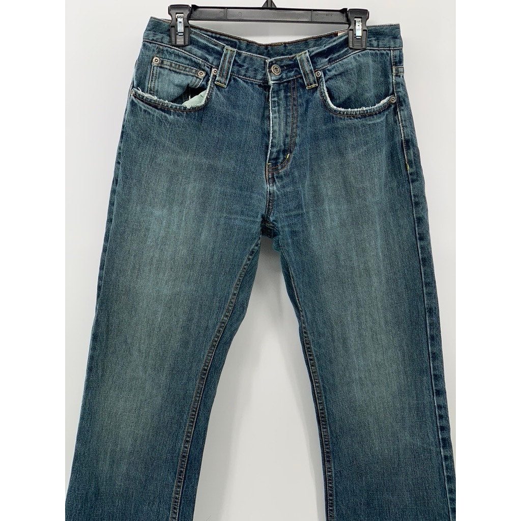 ESPIRIT '68 Men's Medium Blue Custom Handcrafted Straight-Leg Jeans SZ 30X32