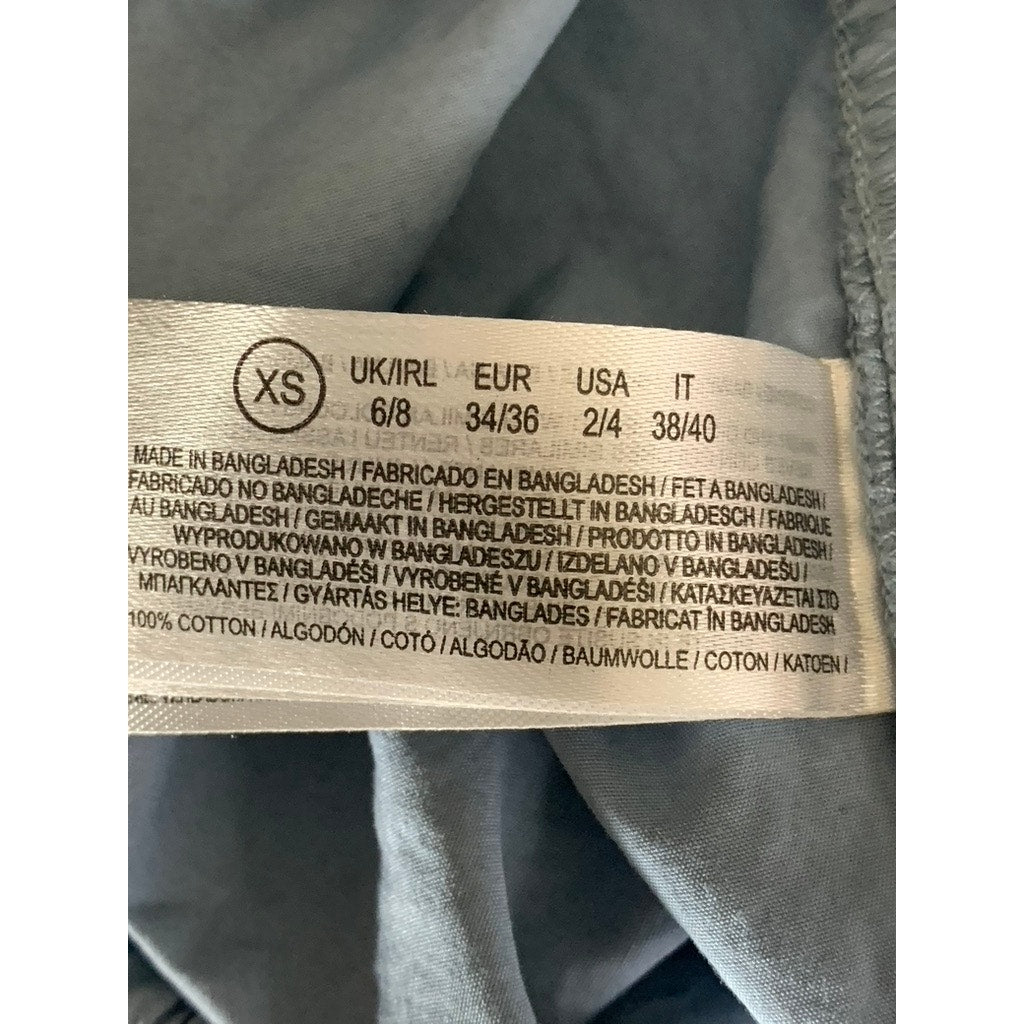 DENIM CO PRIMARK CARES Women's Blue Bungee Waist Lightweight Casual Shorts SZ XS