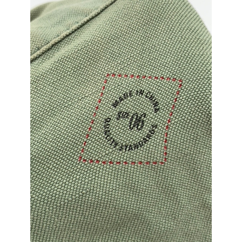 DAUGHTERS OF THE LIBERATION Women's Army Green Double Closure Utility Jacket SZ6