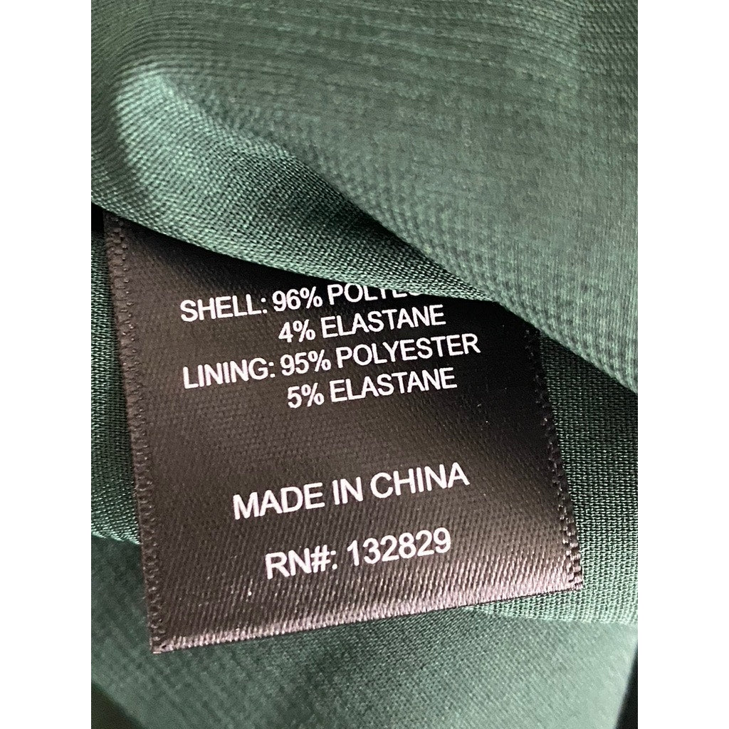 NBD Women's Dark Green Everett Open-Back Side Slit Halter Maxi Dress SZ XS