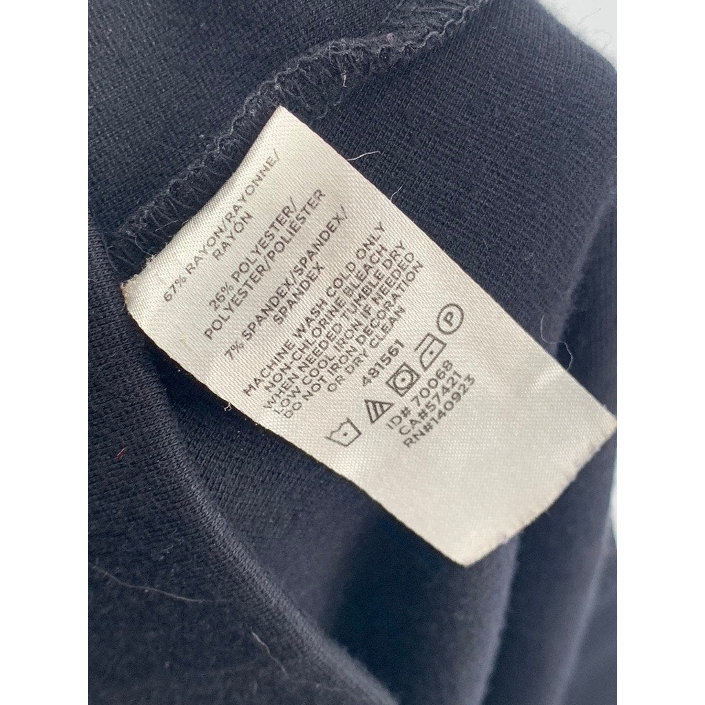 LOU & GREY FOR LOFT Women's Black Solid High-Rise Pull-On Casual Leggings SZ S
