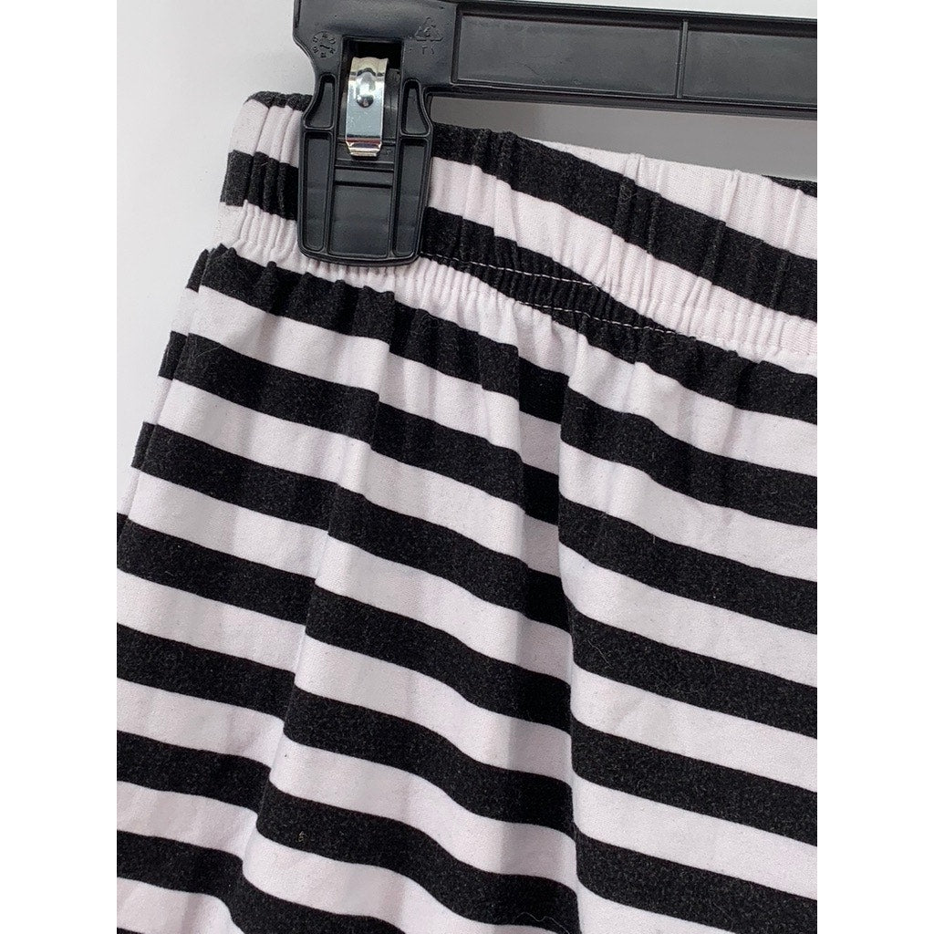 DISNEY Women's Black-White The Night Before Christmas Striped Sleep Shorts SZ S