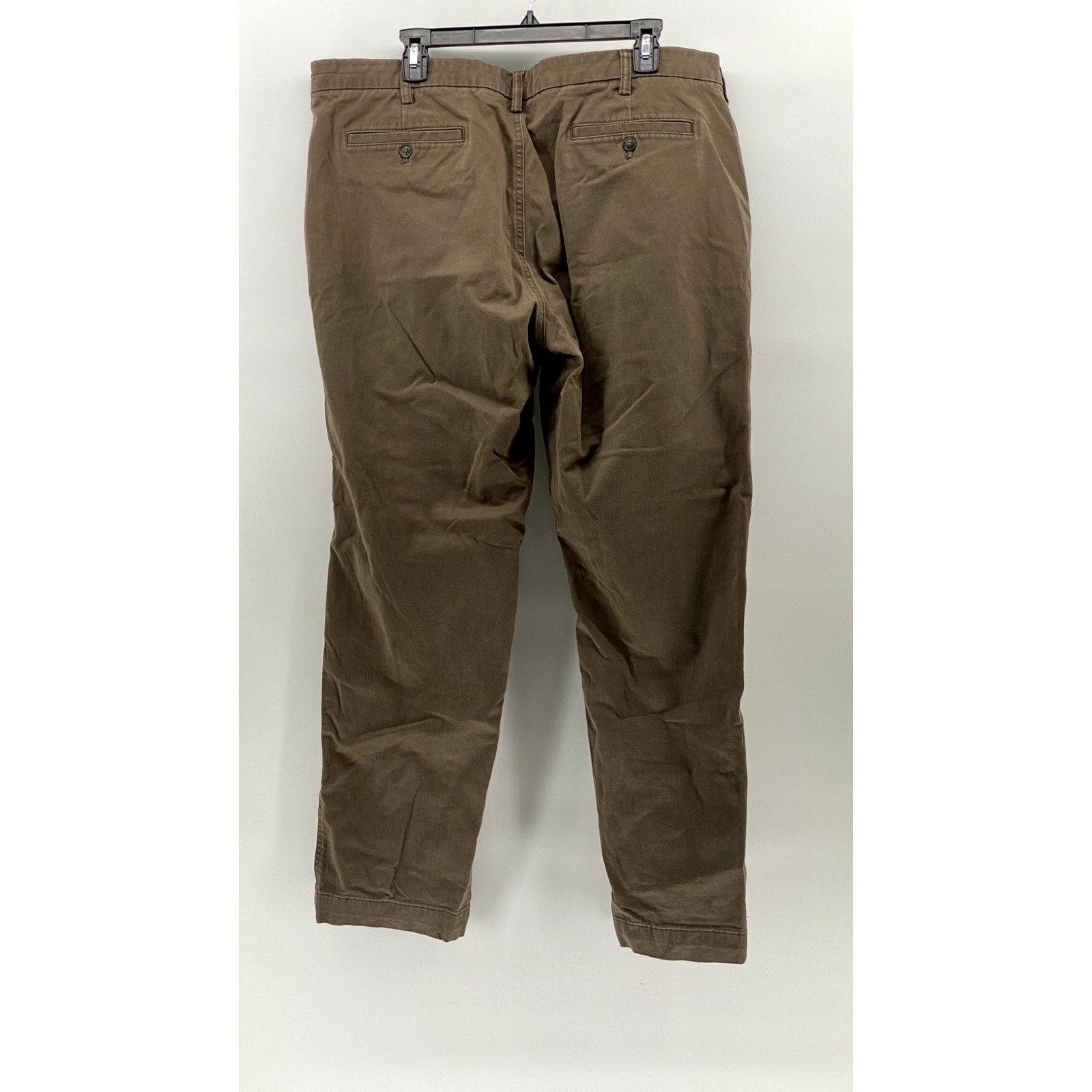 JOSEPH ABBOUD Men's Brown Straight-Leg Stretch Chino Pants SZ 40X32