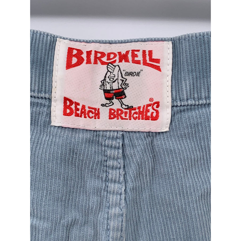 BIRCHWELL BEACH BRITCHES Men's Light Blue Classic Corduroy Shorts SZ 34