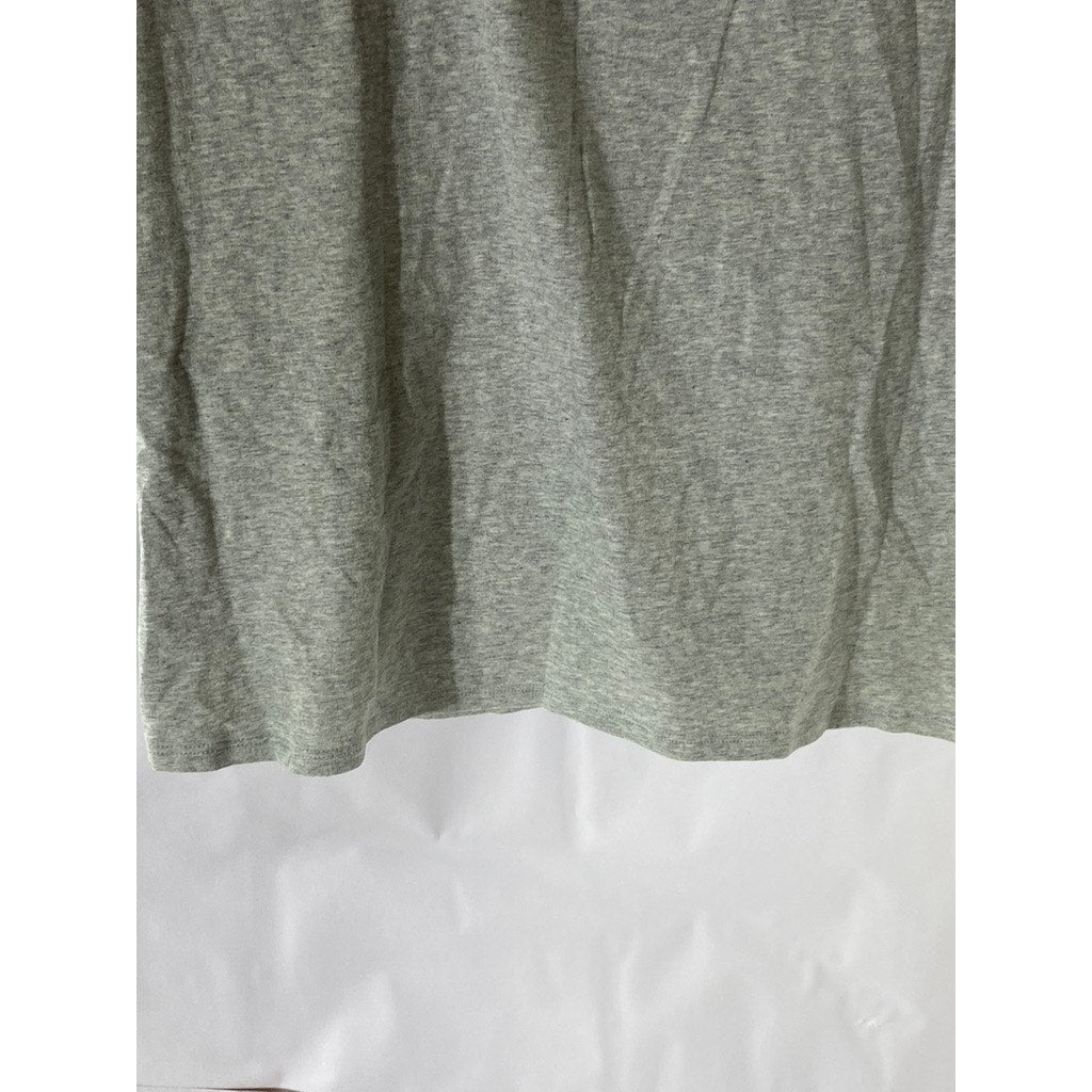 JOCKEY Men’s Gray Solid Cotton Stretch V-Neck Short Sleeve T-Short SZ M