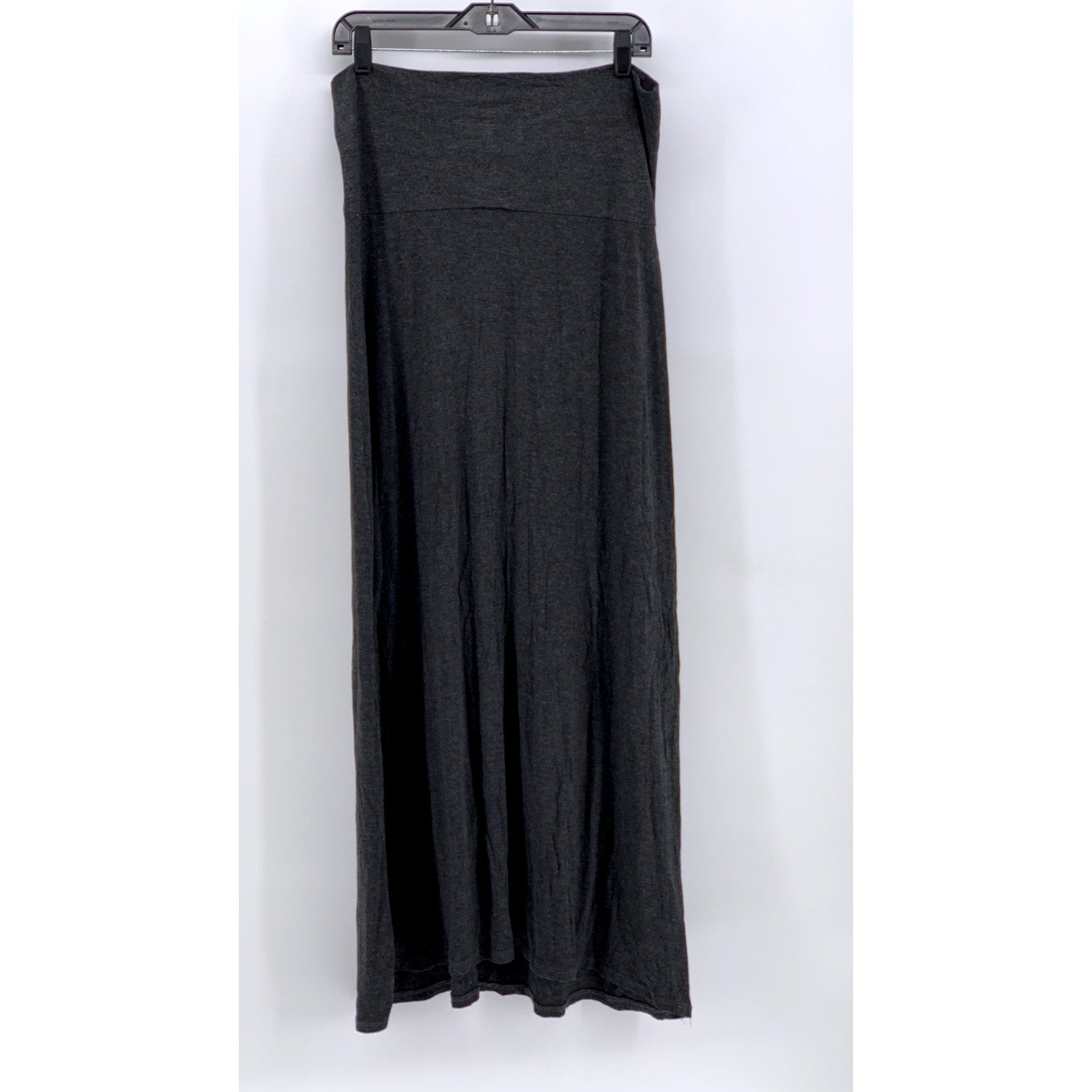 DOUBLE TAKE Women's Charcoal Gray Maxi Skirt SZ L
