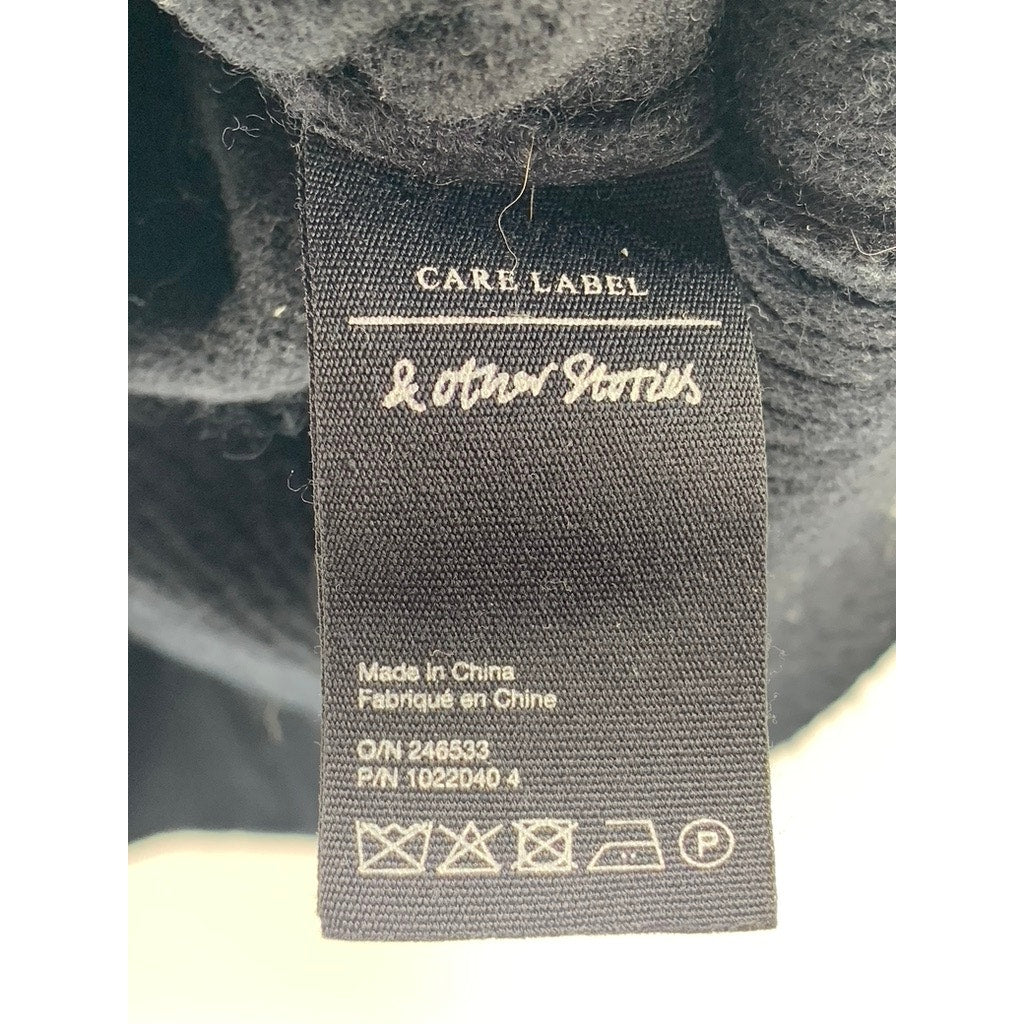 & OTHER STORIES Women's Black Wool Knit Sweater SZ XS