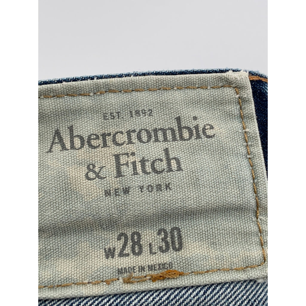 ABERCROMBIE & FITCH Men's Indigo Denim Skinny Regular-Fit Jeans SZ 28X30