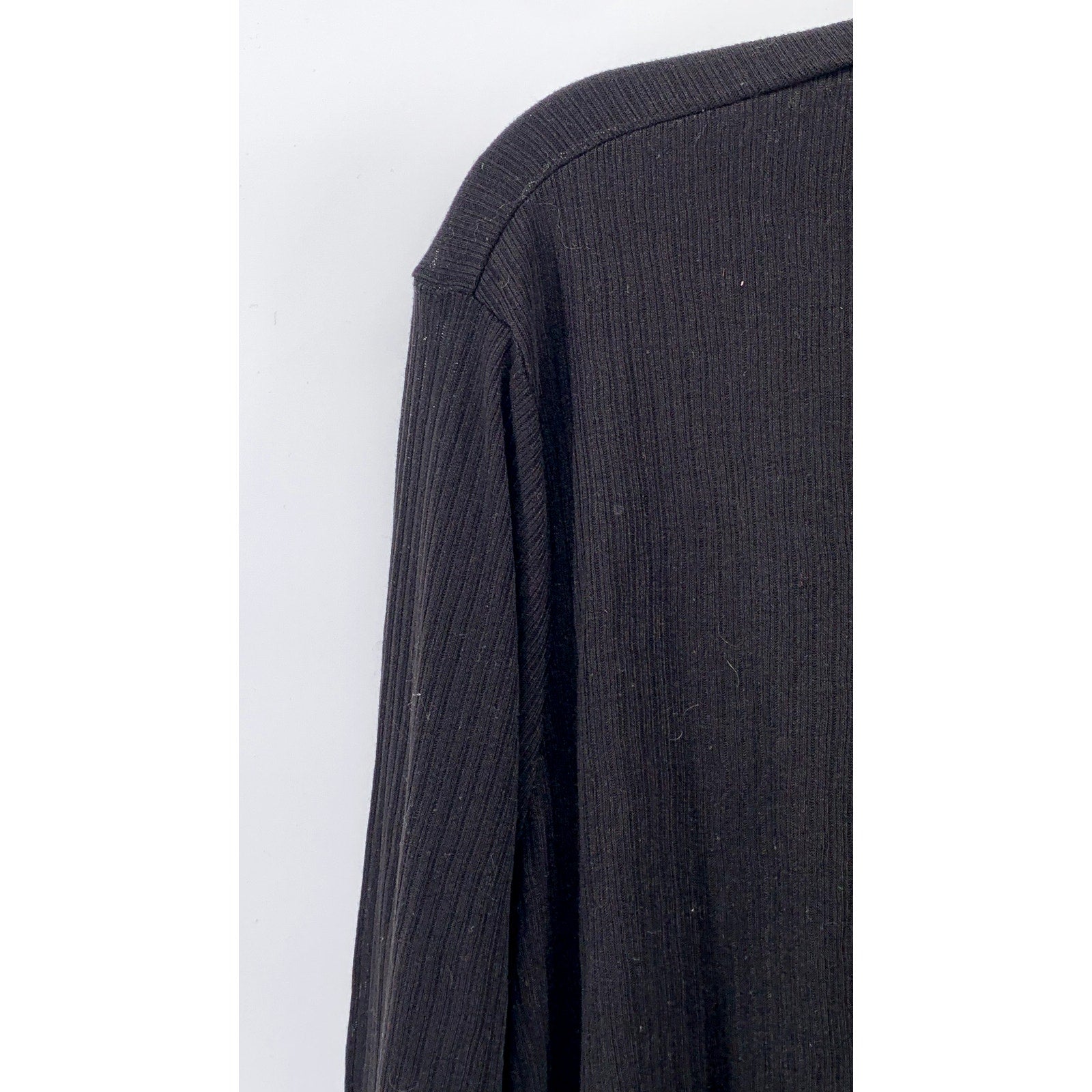 H&M Women's Black Rib Knit Pullover Long Sleeve Turtleneck Sweater SZ 2XL
