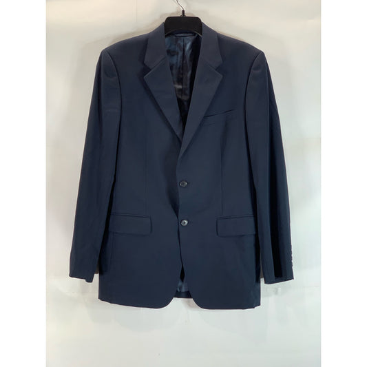 THEORY Men's Navy Sharp/Edison-T Two-Button Wool-Blend Blazer SZ 38R