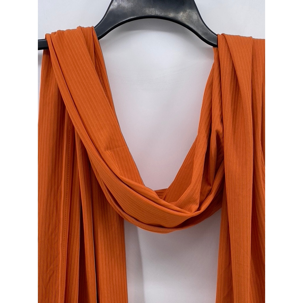 UNBRANDED Women's Burnt Orange Solid Scarf SZ OS