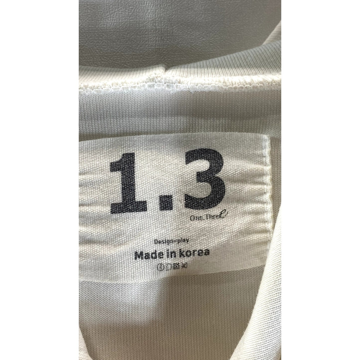 ONE.THREE Women's Off-White Hooded Pullover Cropped Sweater SZ L