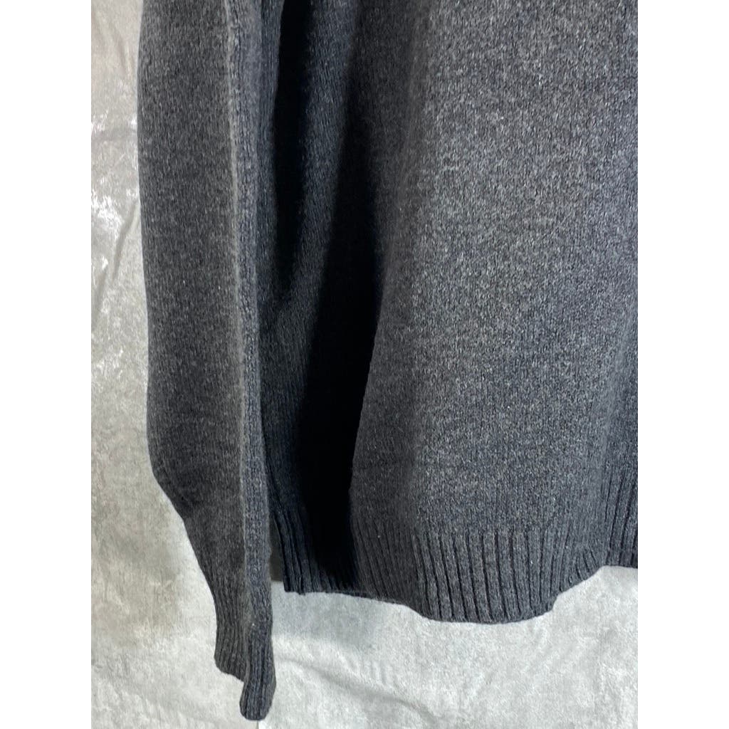 GOODFELLOW & CO Men's Gray/Beige Striped Hooded Pullover Sweater SZ XL