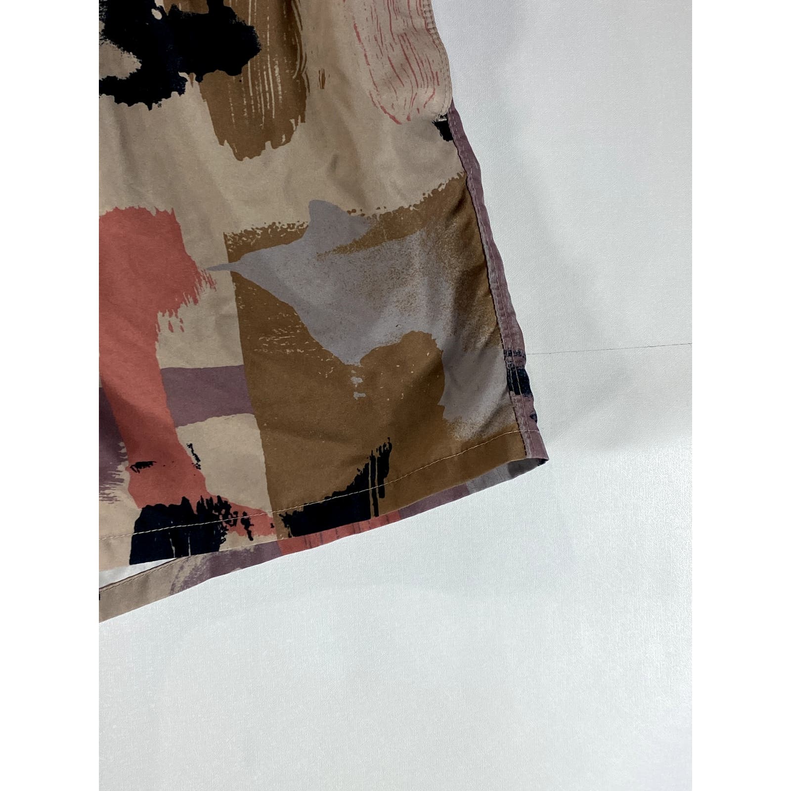 ASOS Men's Brown Printed Drawstring Pull-On Shorts SZ L