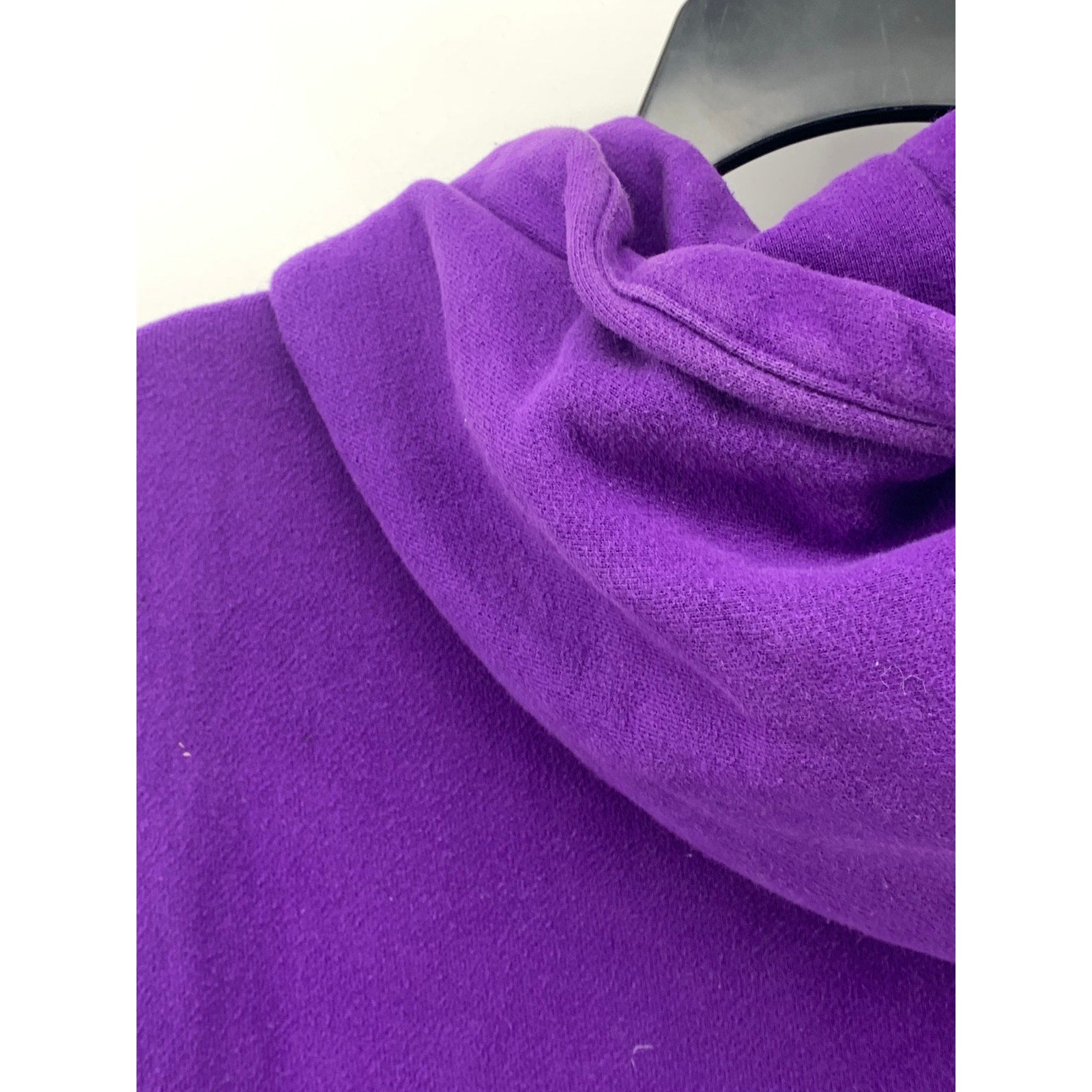 ARITZIA TNA Women’s Dark Purple Half-Zip Long Sleeve Hooded Sweater SZ S