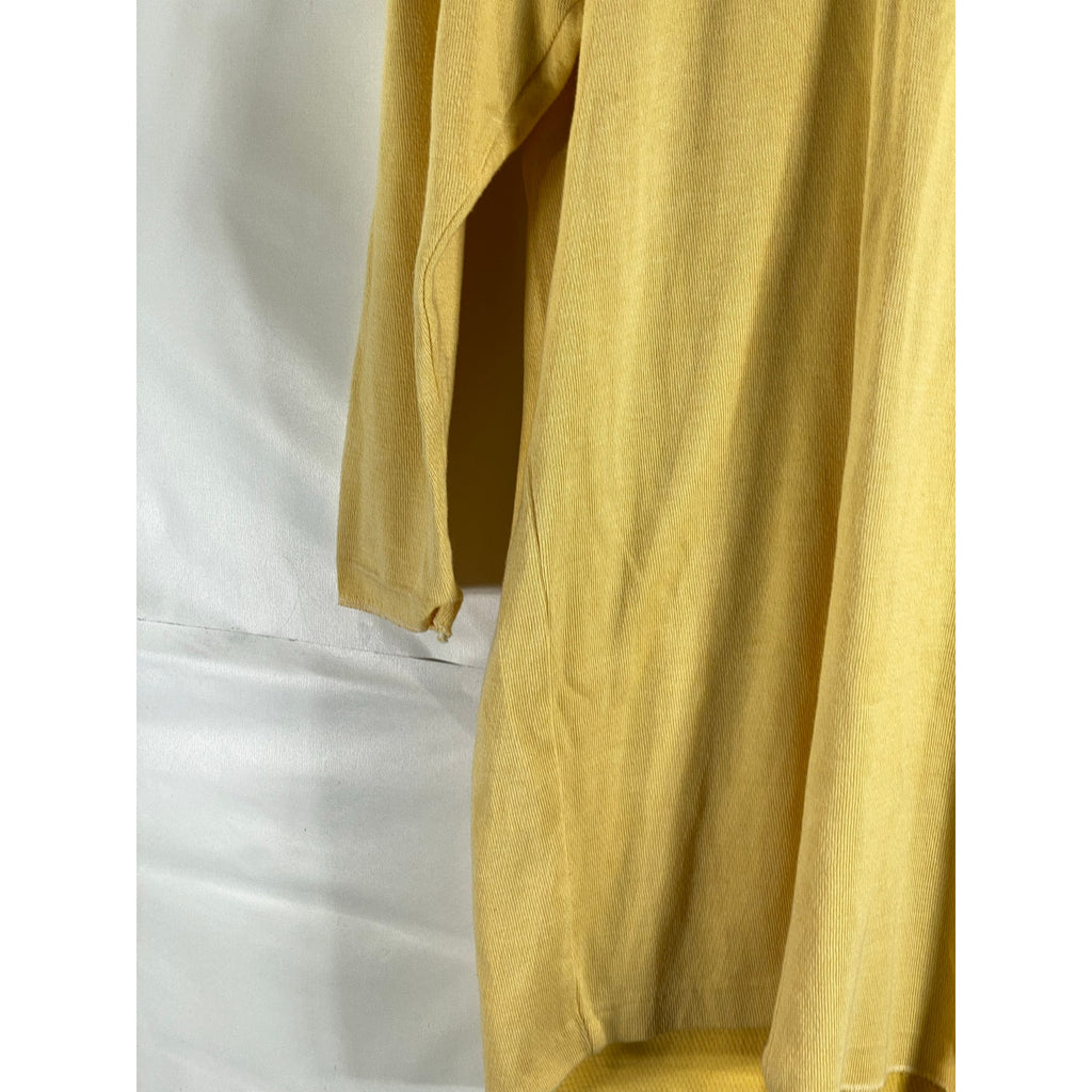 BALLOON PARIS VINTAGE Women's Mustard Collared Long Sleeve Dress SZ 1